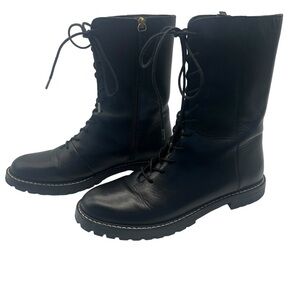J. Crew Black Combat & Moto Boots